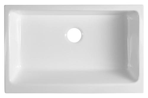 Zlewozmywak ceramiczny ARYA 86 x 55,5 cm biały 50185 Sapho z góry