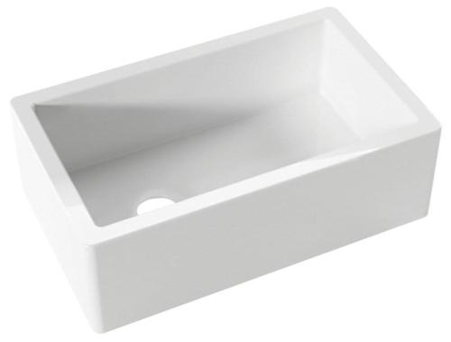 Zlewozmywak ceramiczny ESSEX 76 x 45,6 cm biały 541101 Kerasan