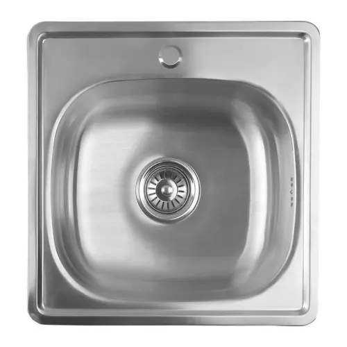Zlewozmywak ze stali nierdzewnej 48 x 18 x 48 cm AQ4848B Aqualine