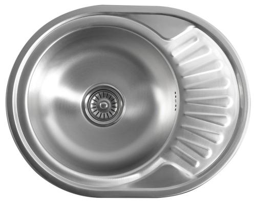 Zlewozmywak ze stali nierdzewnej z ociekaczem 57 x 18 x 45 cm AQ5745B Aqualine