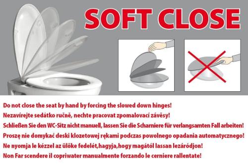 Deska WC wolnoopadająca WALDORF czarna matowa zawiasy chrom 418831 Kerasan soft close