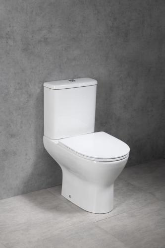 Kompakt WC RIMLESS odpływ poziomy / pionowy DARIO biały 201.431.4 BRUCKNER  wizualizacja
