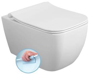 Miska WC podwieszana Rimless VEA 34,5 x 52 cm biały 10VA02001 ISVEA