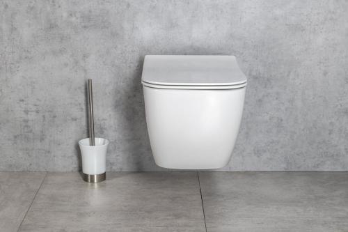 Miska WC podwieszana Rimless VEA 34,5 x 52 cm biały 10VA02001 ISVEA wiszace