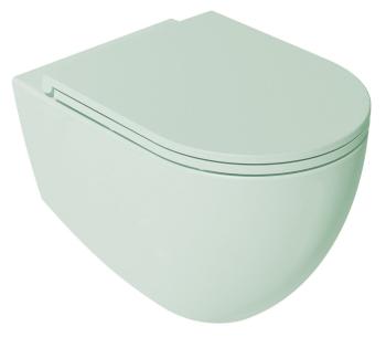 Miska WC podwieszana Rimless INFINITY 36,5 x 53cm mint 10NF02004-2T ISVEA