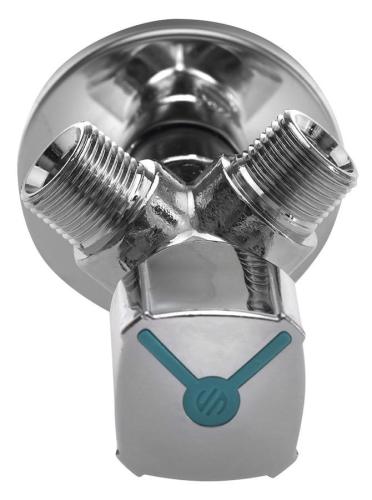 Kombinowany zawór kątowy dwudrożny A-80 1/2" x 3/8" x 3/8" ARCO anticalc CQ4102 ARCO front