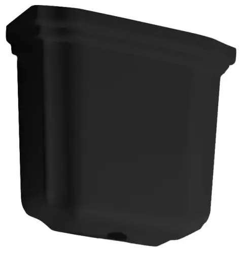 Zbiornik do miski WC wysoki ceramiczny WALDORF czarny mat 418031 Kerasan
