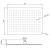Deszczownica prysznicowa SLIM 40 x 30 cm stal nierdzewna MS585 Sapho rysunek techniczny