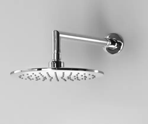 Deszczownica prysznicowa okrągła średnica 23 cm ABS / chrom 621.300.1 BRUCKNER wizualizacja