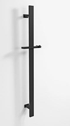 Drążek prysznicowy 60 cm czarny matowy SC415 Sapho