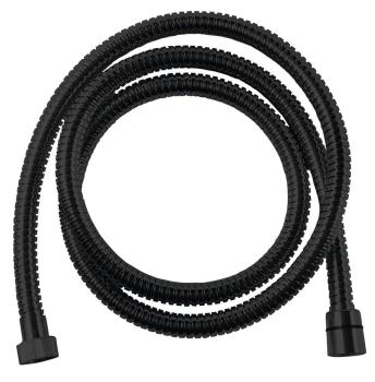 Wąż prysznicowy spiralny 150 cm POWERFLEX czarny matowy FLEX156 Sapho