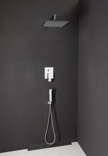 Zestaw prysznicowy GINKO z baterią podtynkową 2 wyjścia chrom 1101-42-21 Sapho wizualizacja