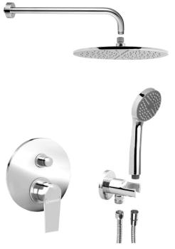 Zestaw prysznicowy podtynkowy KAI z baterią 2 wyjścia chrom KA42-01 Sapho