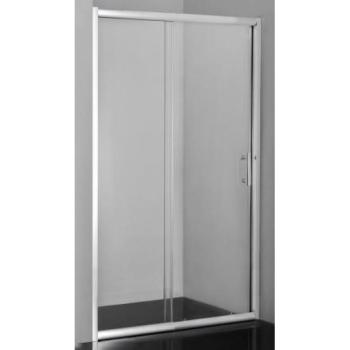 Drzwi prysznicowe do wnęki przesuwne ELITE CHROM 100 x 195 cm SC100 Sanotechnik