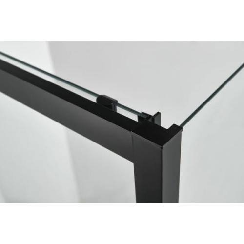 Drzwi prysznicowe do wnęki przesuwne ELITE BLACK 100 x 195 cm SC100B Sanotechnik profil