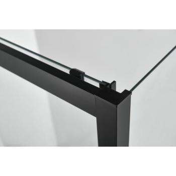 Kabina prysznicowa drzwi przesuwne ELITE BLACK 100 x 80 x 195 cm SC100BF80B Sanotechnik profil