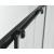 Kabina prysznicowa drzwi przesuwne ELITE BLACK 120 x 90 x 195 cm SC120BF90B Sanotechnik rolki