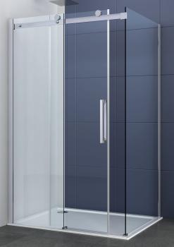 Kabina prysznicowa narożna prostokątna ELEGANCE 140 x 90 x 195 cm drzwi przesuwne N140UH90 Sanotechnik