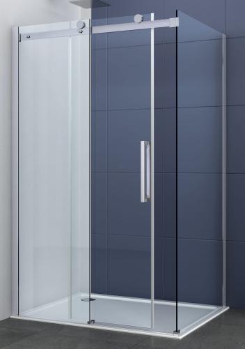 Kabina prysznicowa narożna prostokątna ELEGANCE 140 x 90 x 195 cm drzwi przesuwne N140UH90 Sanotechnik