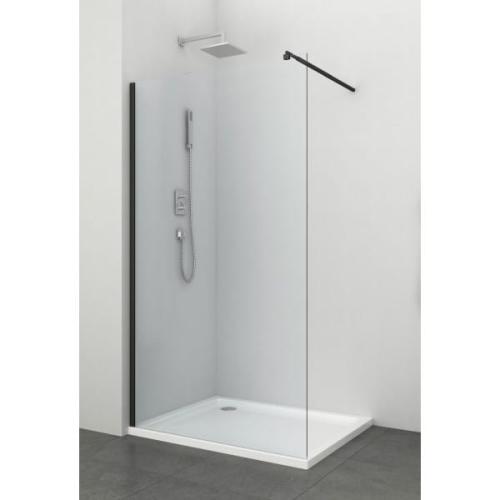 Kabina prysznicowa Walk-in narożna YOUNG BLACK 105-107x195 cm BF110 Sanotechnik