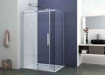 Ścianka prysznicowa ELEGANCE 90 x 195 cm H90 Sanotechnik z drzwiami