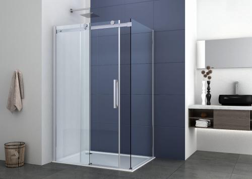 Ścianka prysznicowa ELEGANCE 90 x 195 cm H90 Sanotechnik z drzwiami