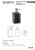 Dozownik do mydła czarny 250 ml VISTA 120109016-100 Bemeta wymiary