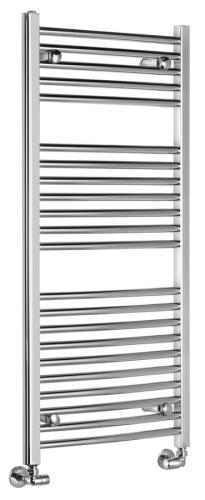 Grzejnik łazienkowy 500 x 1110 mm chrom 353 W obły ALYA LLC201 Aqualine
