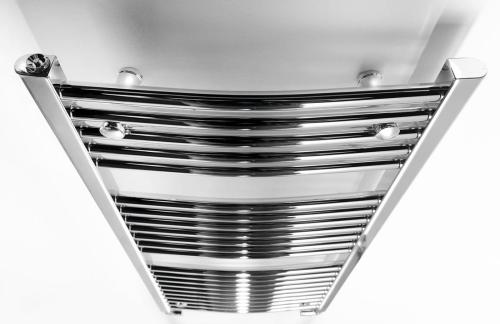 Grzejnik łazienkowy 500 x 1110 mm chrom 353 W obły ALYA LLC201 Aqualine  z góry