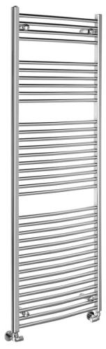 Grzejnik łazienkowy 600 x 1703 mm chrom 644 W obły ALYA LLC205 Aqualine