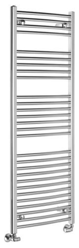 Grzejnik łazienkowy 500 x 1420 mm chrom 457 W obły ALYA LLC203 Aqualine