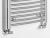 Grzejnik łazienkowy 500 x 1420 mm chrom 457 W obły ALYA LLC203 Aqualine  podłaczenie