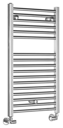 Grzejnik łazienkowy 450 x 803 mm chrom 266 W prosty ALYA LLR101 Aqualine