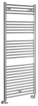 Grzejnik łazienkowy 450 x 1420 mm chrom 415 W prosty ALYA LLR107 Aqualine