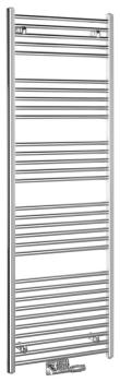 Grzejnik łazienkowy 600 x 1785 mm chrom 614 W podłączenie środkowe ALYA LLS306 Aqualine