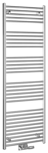 Grzejnik łazienkowy 600 x 1785 mm chrom 614 W podłączenie środkowe ALYA LLS306 Aqualine