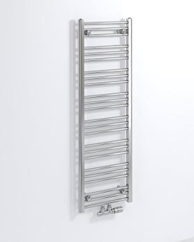 Grzejnik łazienkowy 400 x 1250 mm chrom 307 W ALBRECHT 600.112.1 Bruckner wizualizacja