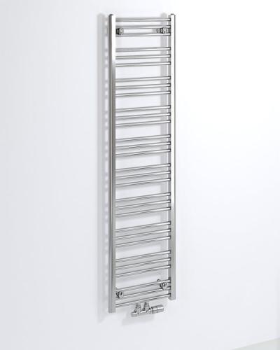 Grzejnik łazienkowy 400 x 1570 mm chrom 385 W ALBRECHT 600.113.1 Bruckner wizualizacja