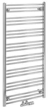 Grzejnik łazienkowy 600 x 1250 mm chrom 431 W ALBRECHT 600.117.1 Bruckner
