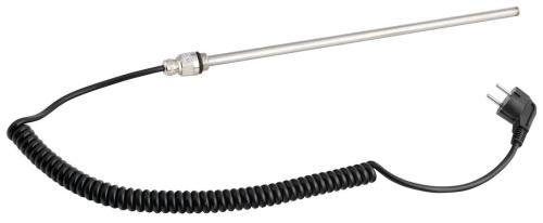 Grzałka elektryczna bez termostatu 500 W kabel spiralny/czarny LT90500B Aqualine
