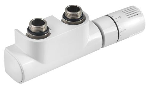 Zestaw przyłączeniowy środkowy prawy z termostatem biały TOP 50 CP9720S Aqualine