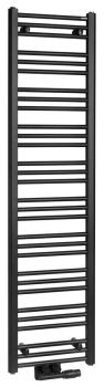 Grzejnik łazienkowy 400 x 1570 mm czarny mat 547 W ALBRECHT 600.113.6 Bruckner