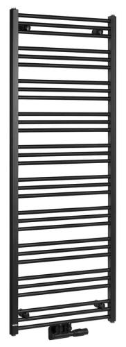 Grzejnik łazienkowy 600 x 1570 mm czarny mat 765 W ALBRECHT 600.118.6 Bruckner