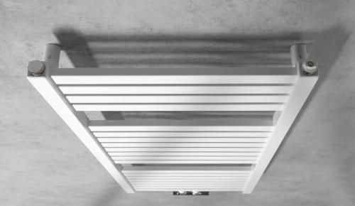 Grzejnik łazienkowy 450 x 970 mm biały 415 W TONDI DT450T Aqualine z góry