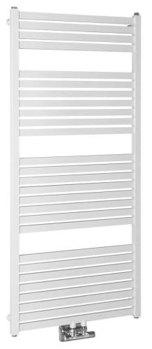 Grzejnik łazienkowy 600 x 1330 mm biały 730 W TONDI DT480T Aqualine