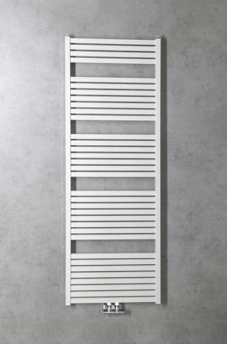 Grzejnik łazienkowy 600 x 1690 mm biały 930 W TONDI DT490T Aqualine na ścianie