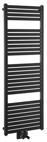 Grzejnik łazienkowy 450 x 1330 mm czarny mat 561 W TONDI DT476T Aqualine