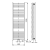 Grzejnik łazienkowy 600 x 1330 mm czarny mat 730 W TONDI DT486T Aqualine rysunek techniczny