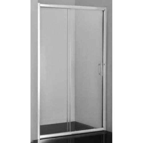 Drzwi prysznicowe do wnęki przesuwne ELITE CHROM 120 x 195 cm SC120 Sanotechnik