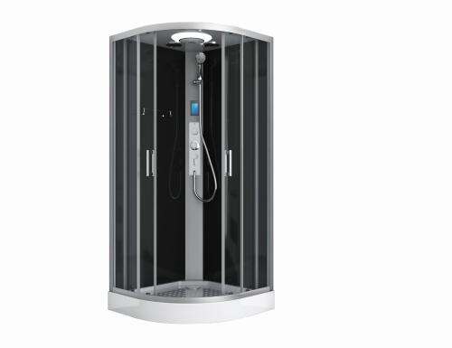 Kabina prysznicowa półokrągła 90 x 90 x 215 cm CL20 Sanotechnik